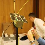 Iain from UNSW assembling a cubesat